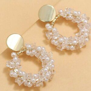 Elegant Pearl Drop Earrings for women